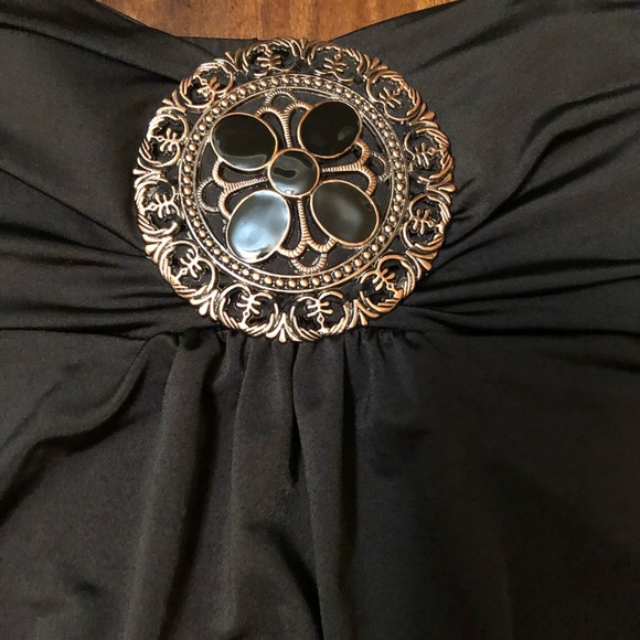 Strapless black top juniors size medium - Picture 2 of 5